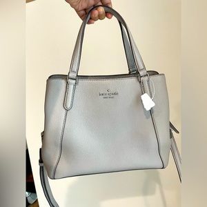 Gray Kate Spade crossbody/ handbag